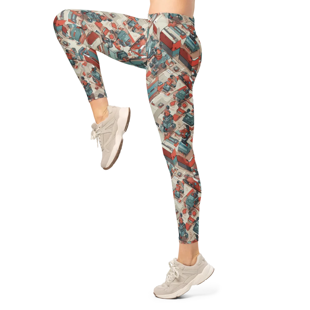 Circuit Couture on Leggings — Left