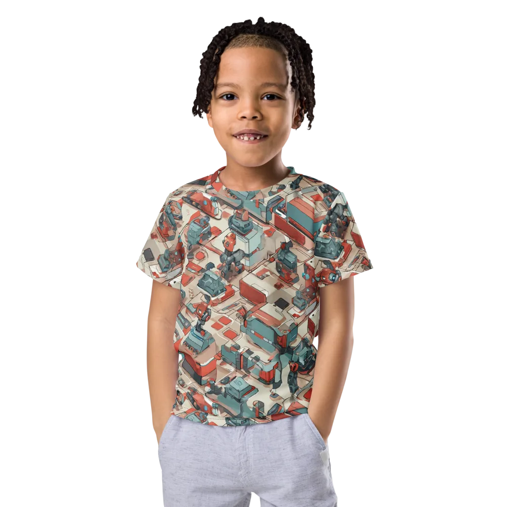 Circuit Couture on Kids Crew Neck T-Shirt — Front