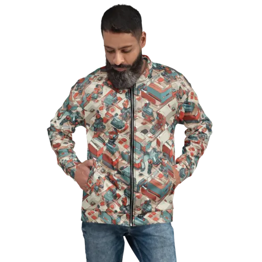 Circuit Couture on a Bomber Jacket