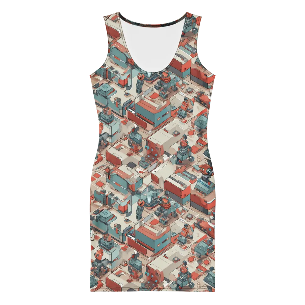 Circuit Couture on Bodycon Dress — Front
