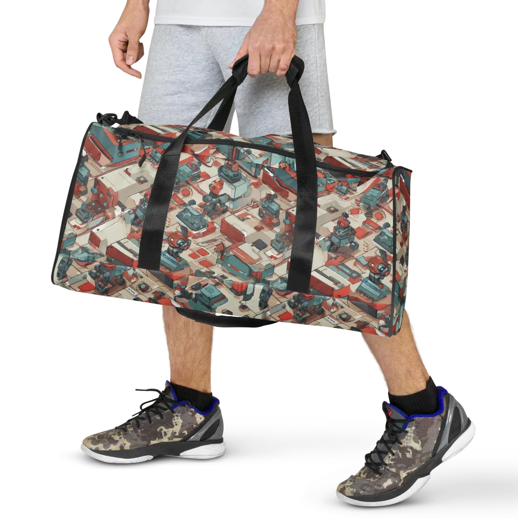 Circuit Couture on Duffle Bag — Front