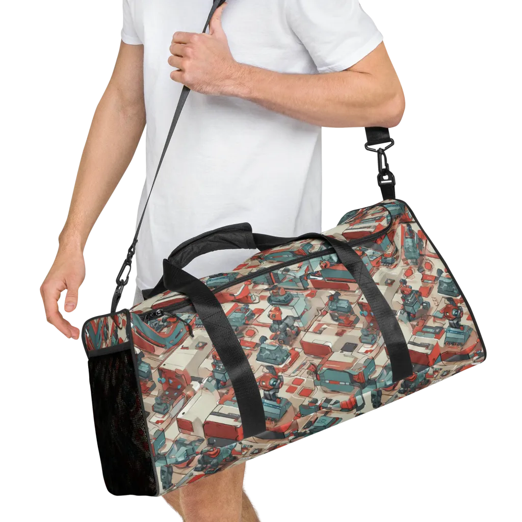 Circuit Couture on Duffle Bag — Right Front