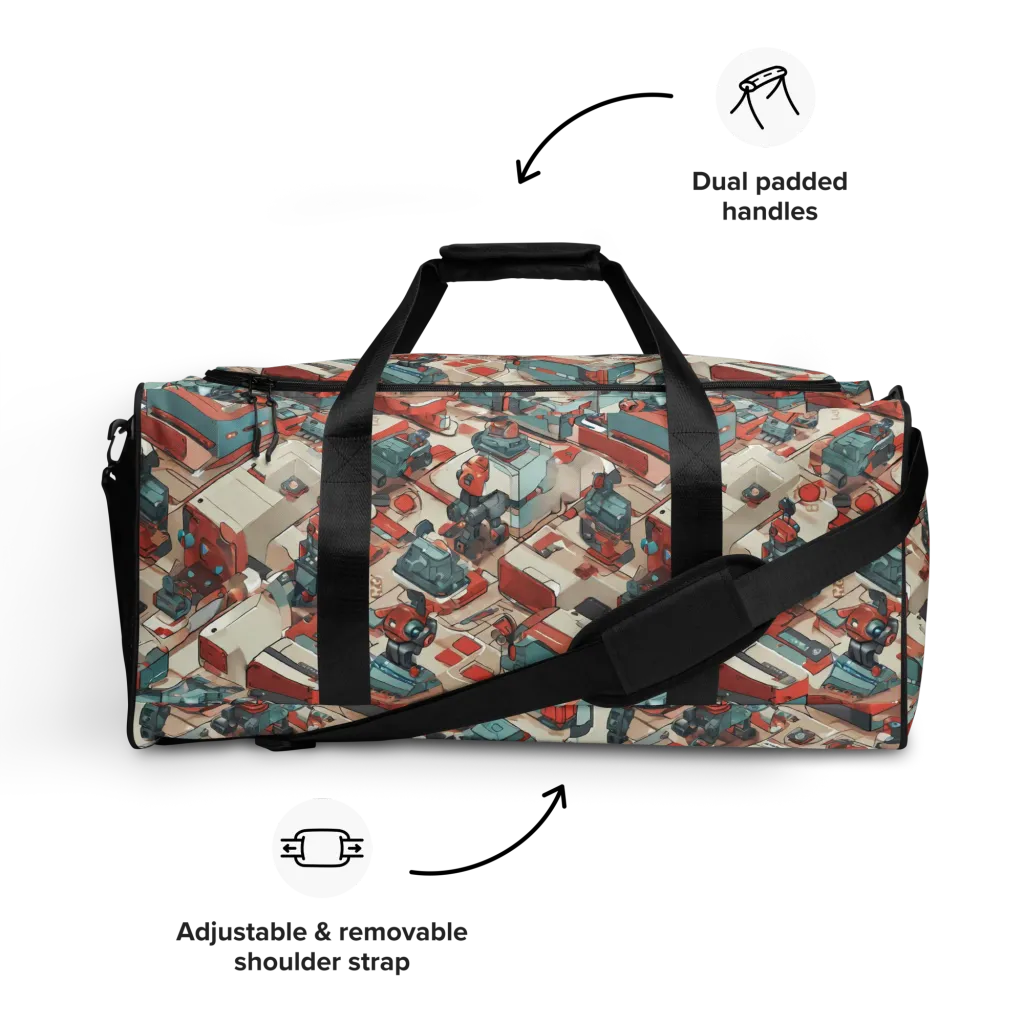 Circuit Couture on Duffle Bag — Front