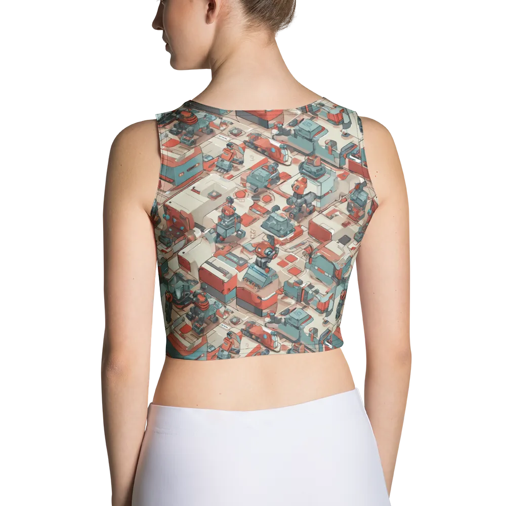 Circuit Couture on Crop Top — Back