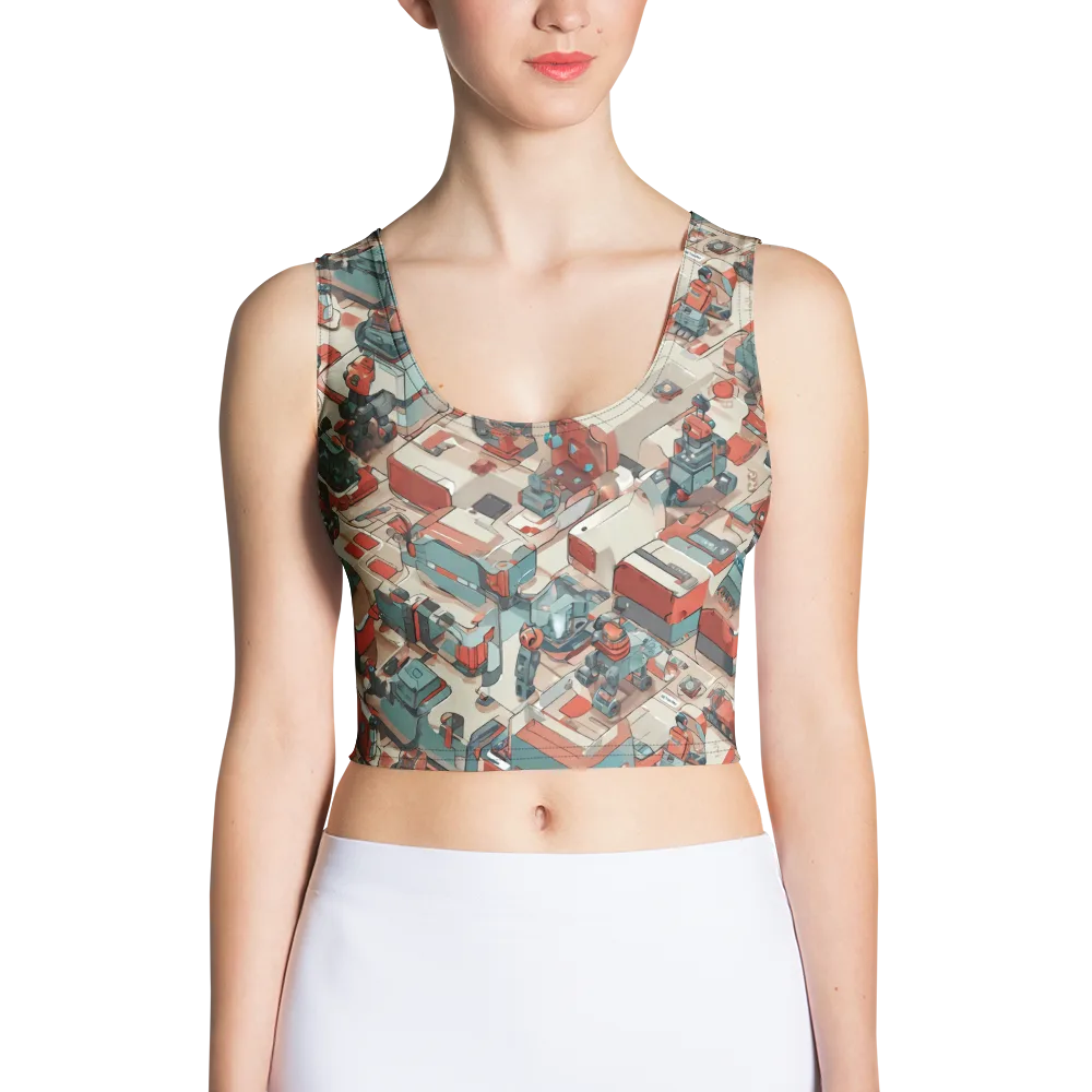 Circuit Couture on Crop Top — Front