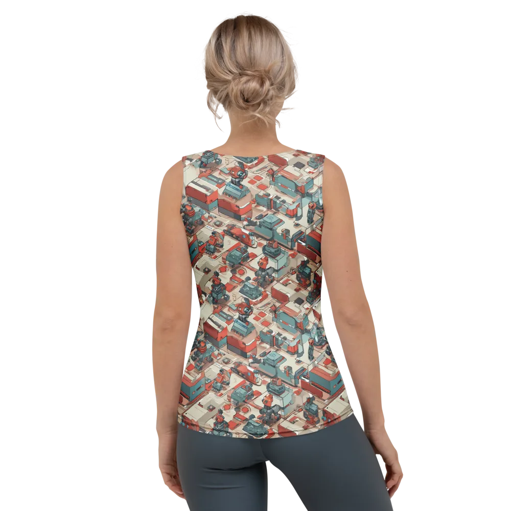 Circuit Couture on Women's Tank Top — Back