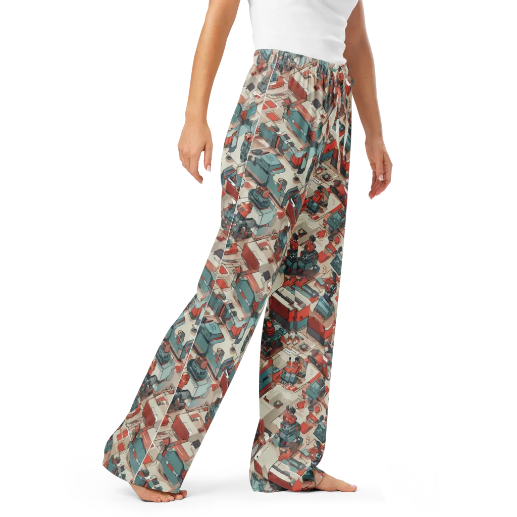 Circuit Couture on Women's Pajama Pants — Right Front