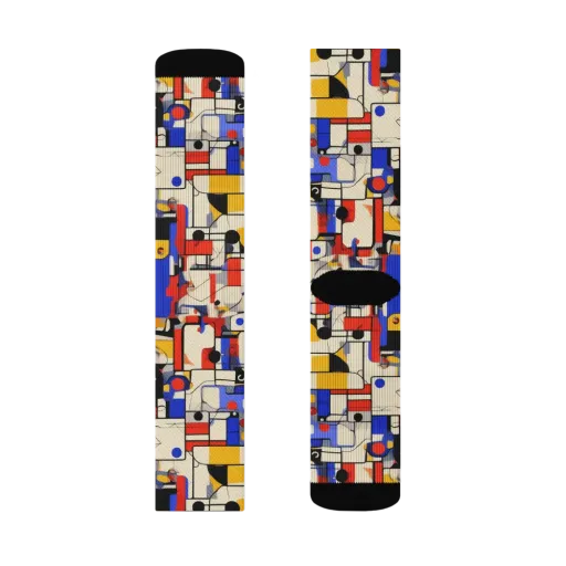 Cobalt Bauhaus on a Socks