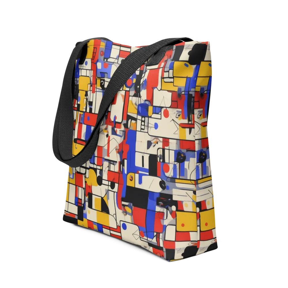 Cobalt Bauhaus on Tote Bag — Front