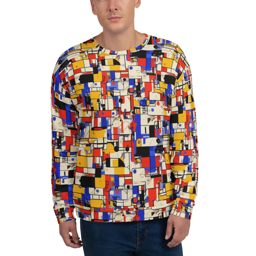 Cobalt Bauhaus on Sweatshirt — Front
