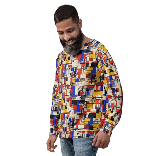 Cobalt Bauhaus on a Sweatshirt