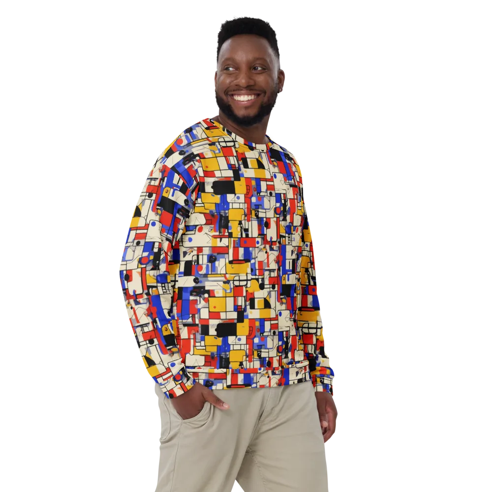 Cobalt Bauhaus on Sweatshirt — Front