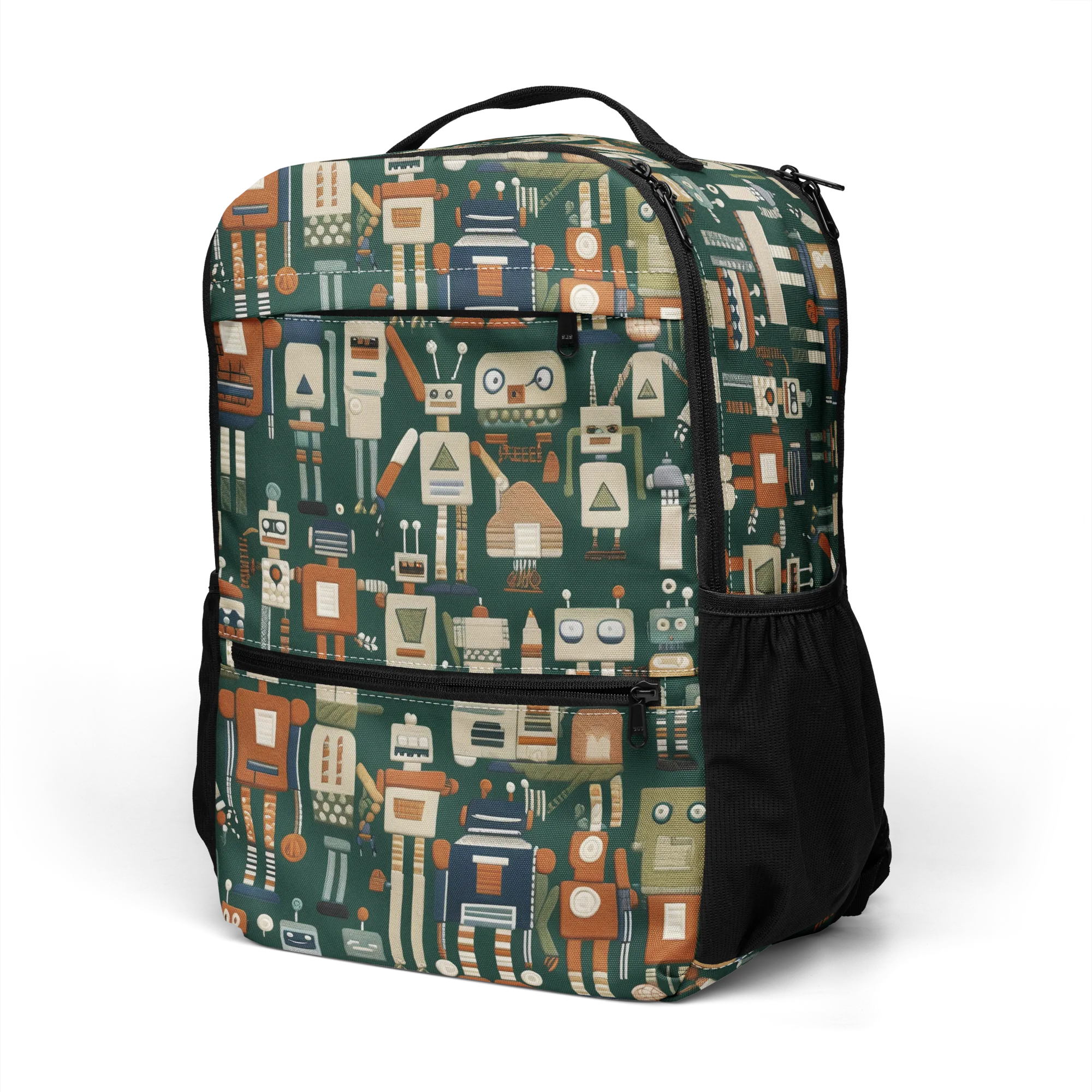 Tin Can Parade on Utility Backpack — Left Front