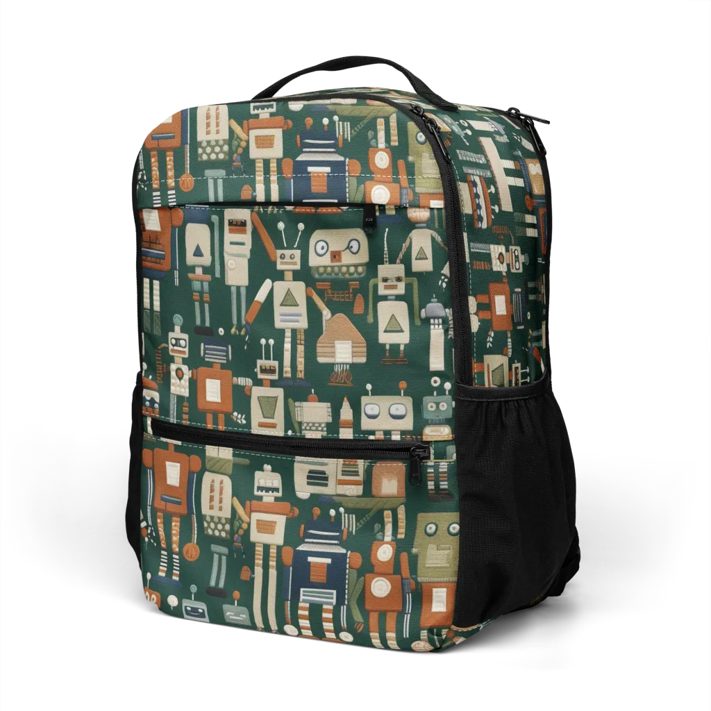 Tin Can Parade on Utility Backpack — Left Front