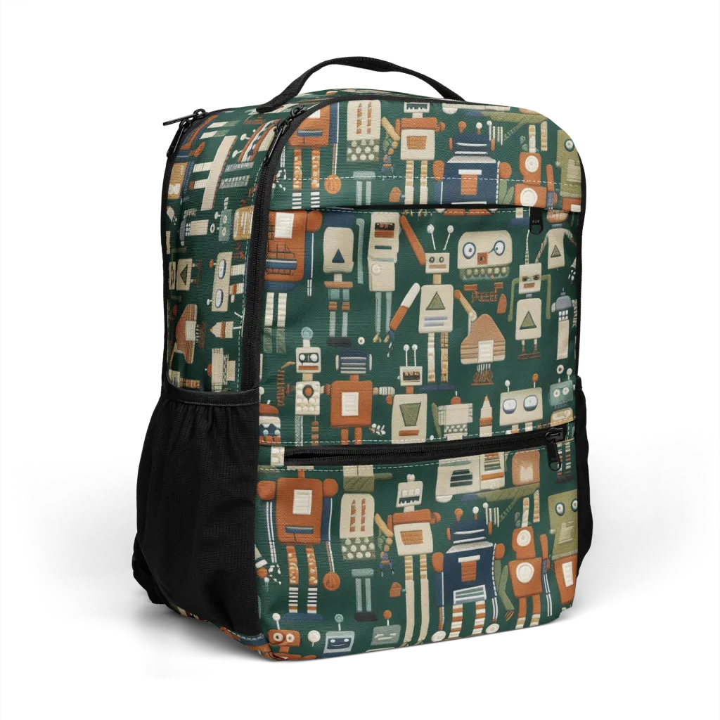 Tin Can Parade on Utility Backpack — Right Front