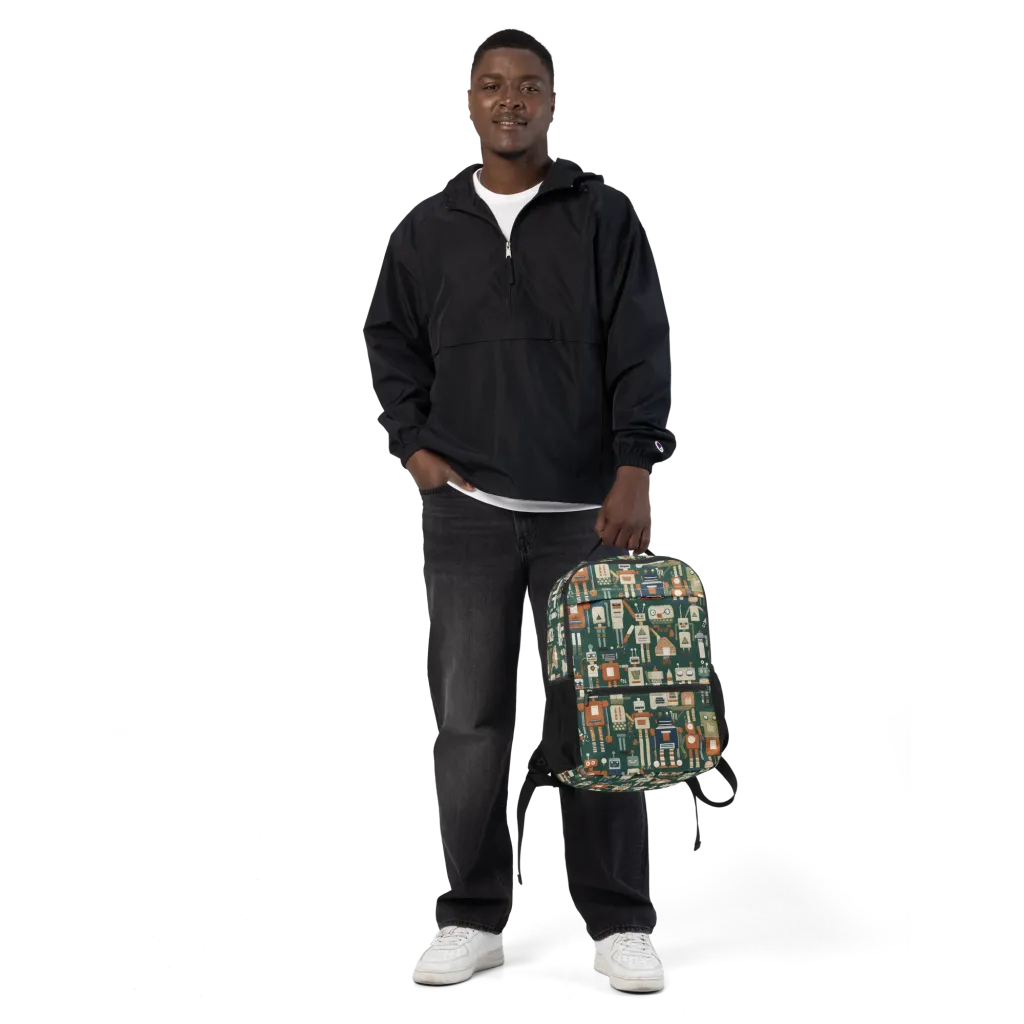 Tin Can Parade on Utility Backpack — Front