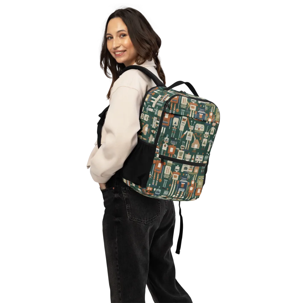 Tin Can Parade on Utility Backpack — Back