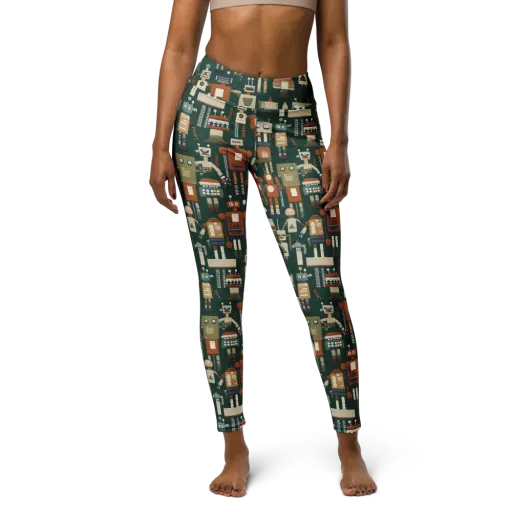 Tin Can Parade on a Yoga Leggings
