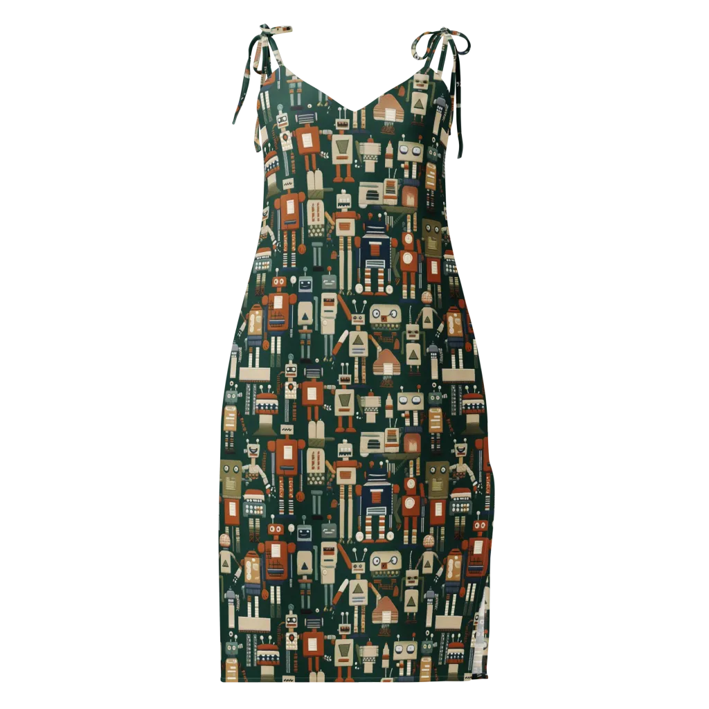 Tin Can Parade on Slip Dress — Front