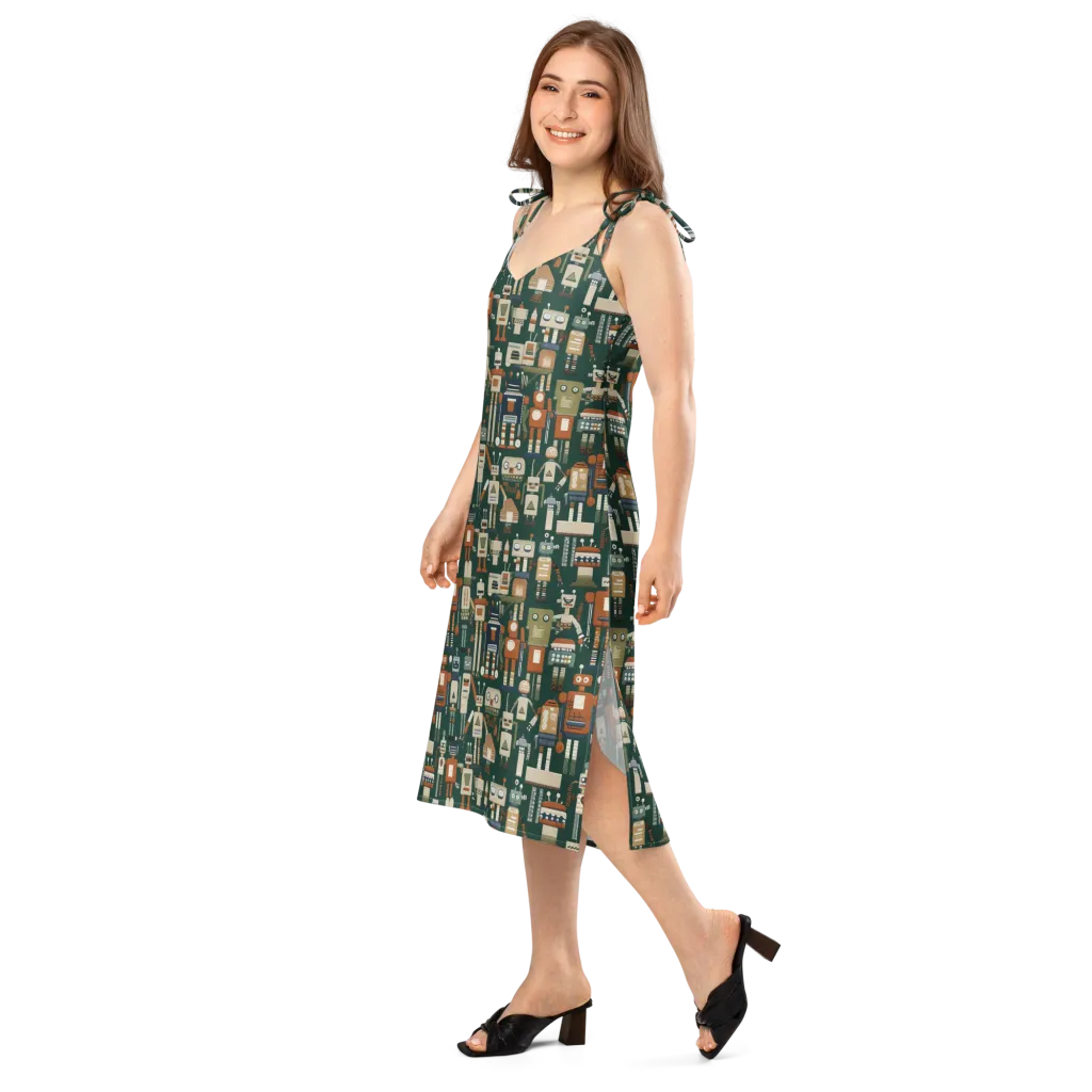 Tin Can Parade on Slip Dress — Left Front