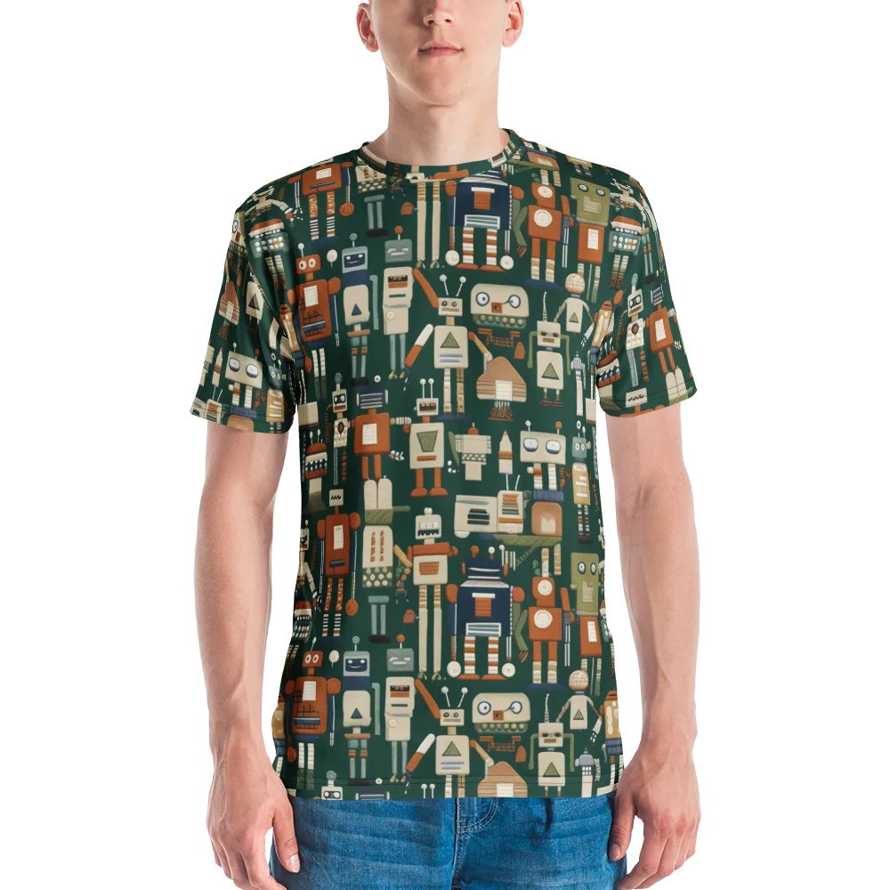 Tin Can Parade on Men's Crew Neck T-Shirt — Front