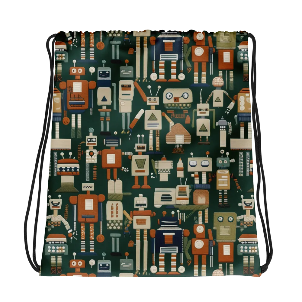 Tin Can Parade on Drawstring Bag — Photo