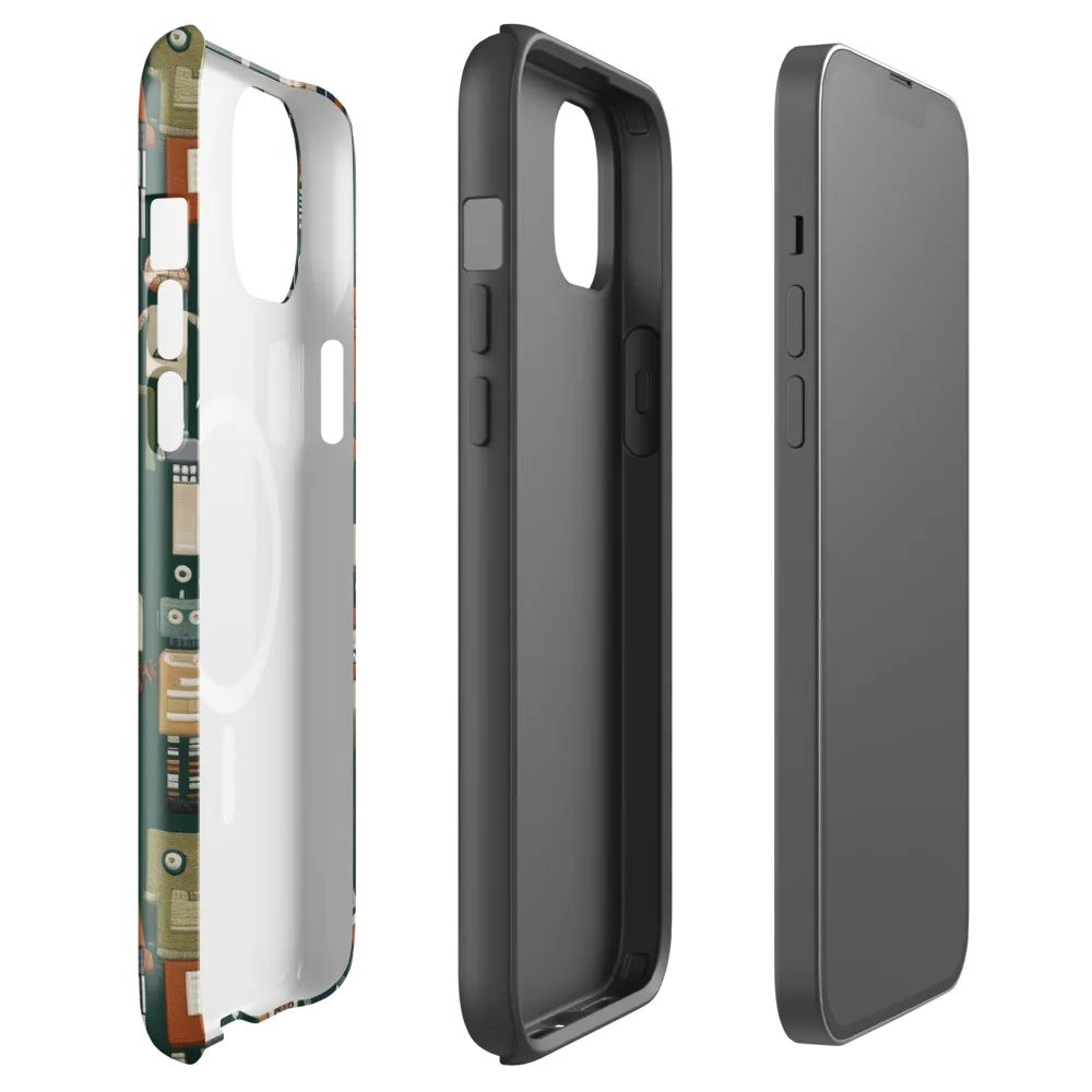 Tin Can Parade on MagSafe Tough Case for iPhone® — Front