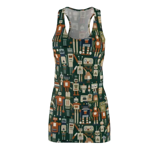 Tin Can Parade on a Racerback Dress