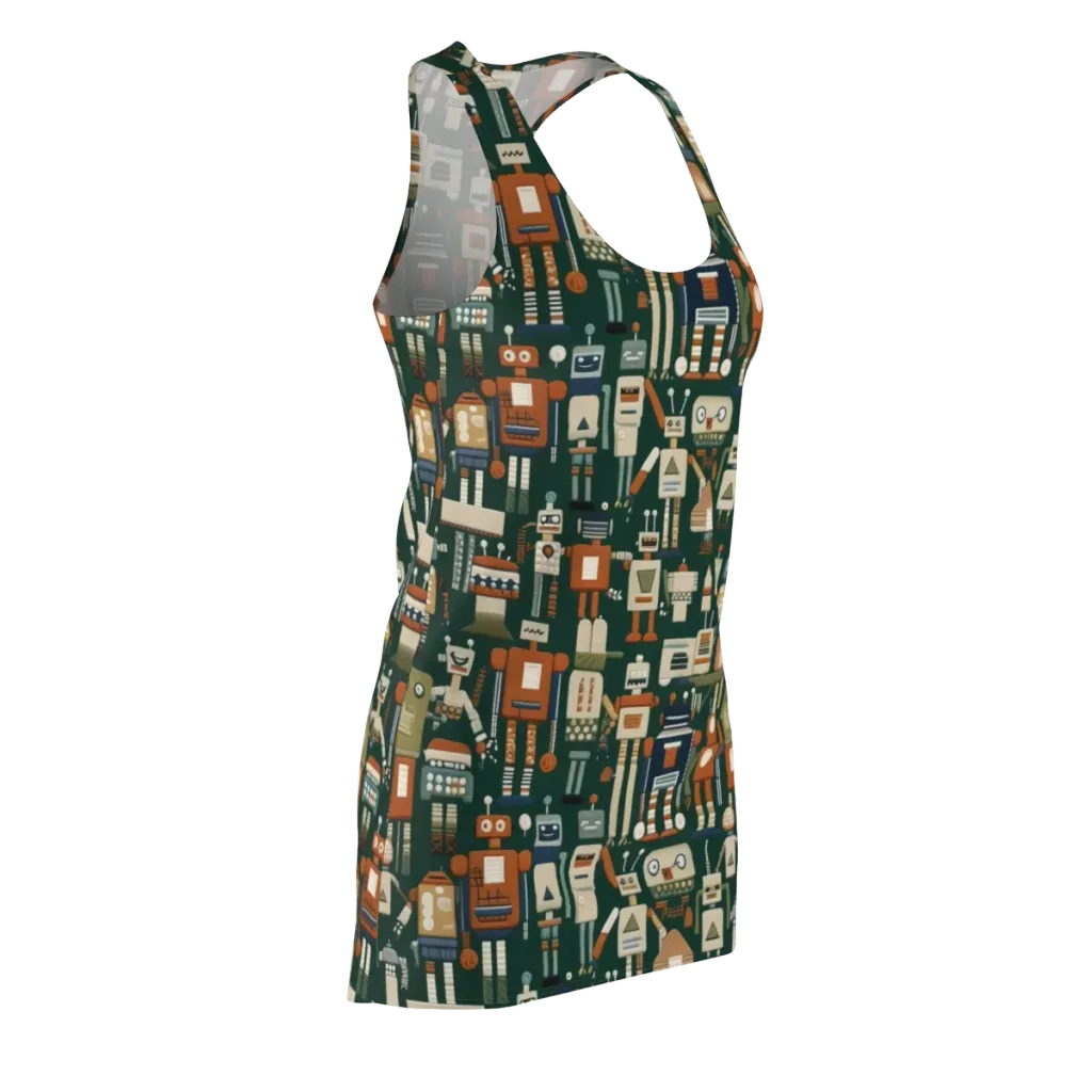 Tin Can Parade on Racerback Dress — Front Side