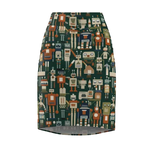 Tin Can Parade on a Pencil Skirt