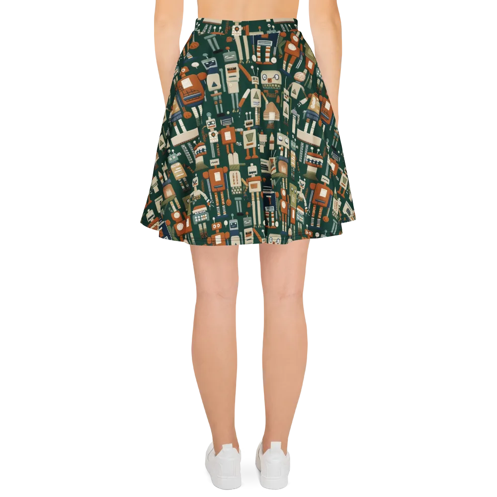 Tin Can Parade on Skater Skirt — Back