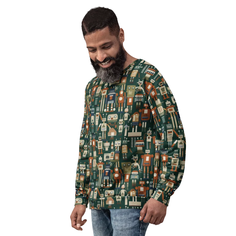 Tin Can Parade on Sweatshirt — Left Front