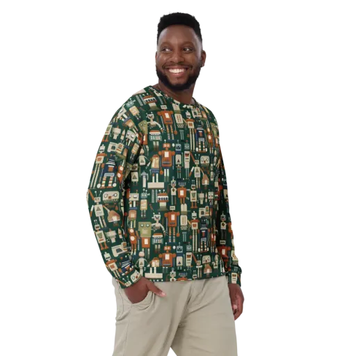 Tin Can Parade on a Sweatshirt