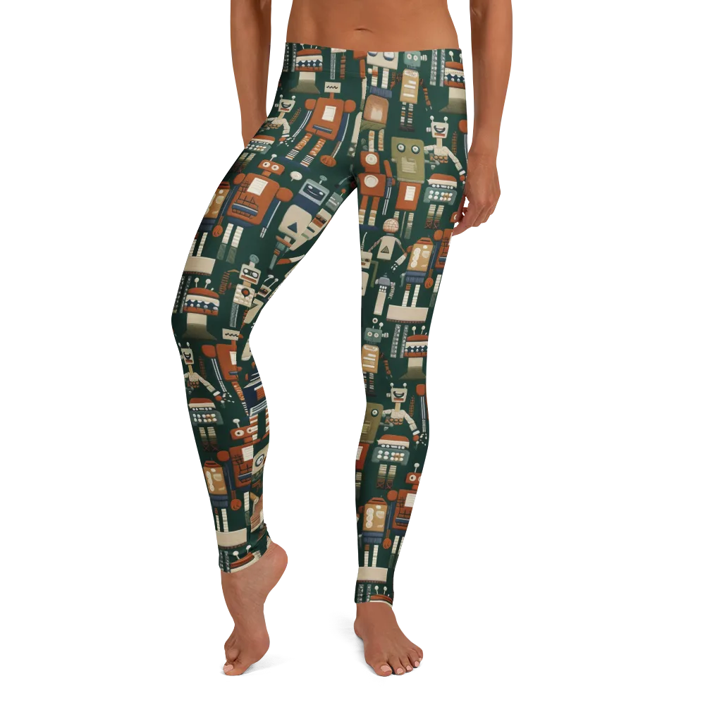 Tin Can Parade on Leggings — Front