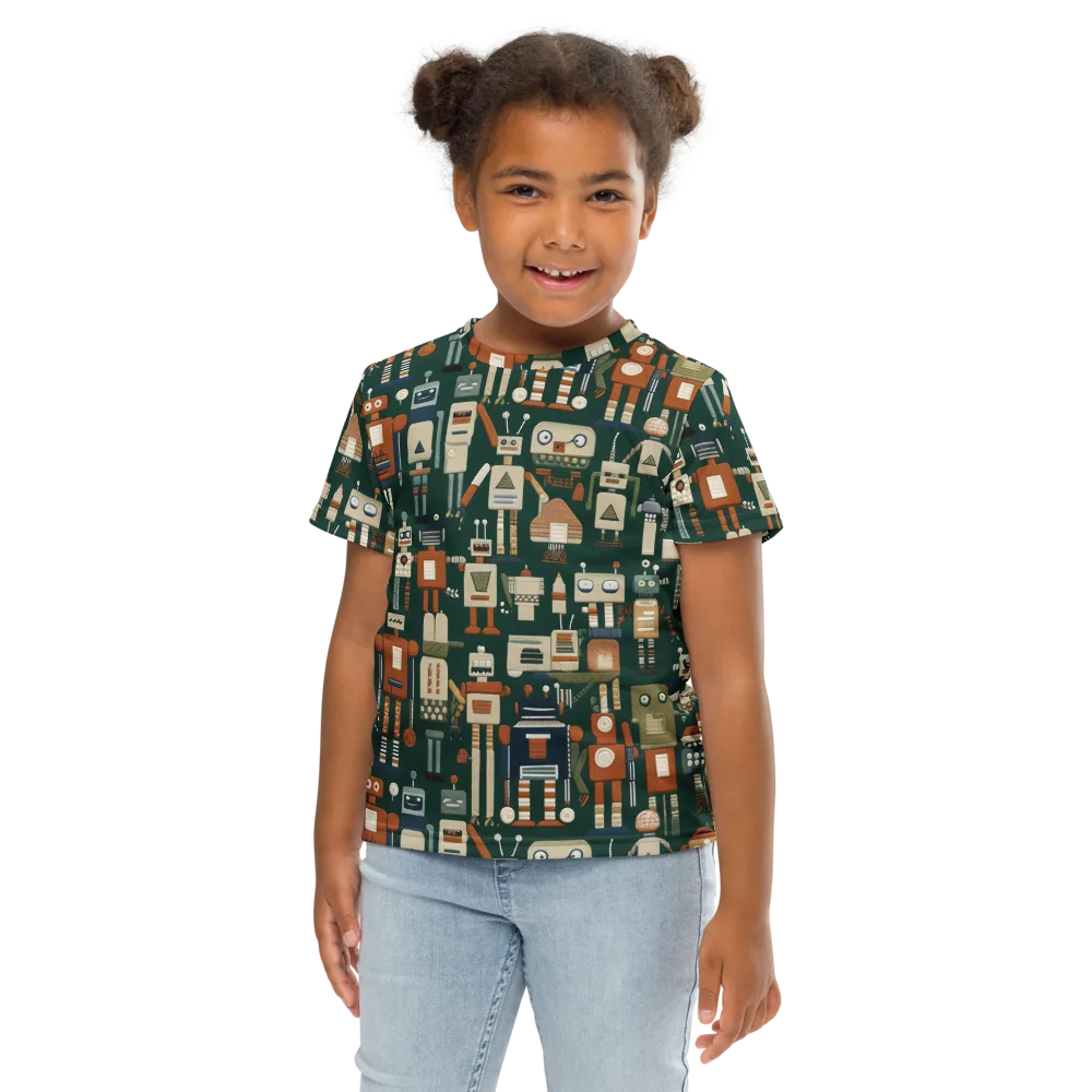 Tin Can Parade on Kids Crew Neck T-Shirt — Front