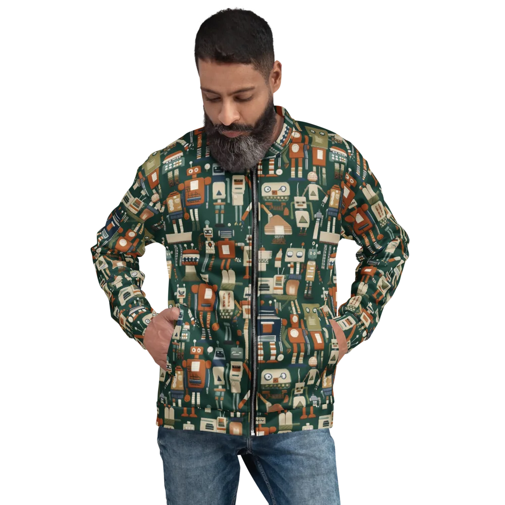 Tin Can Parade on Bomber Jacket — Front