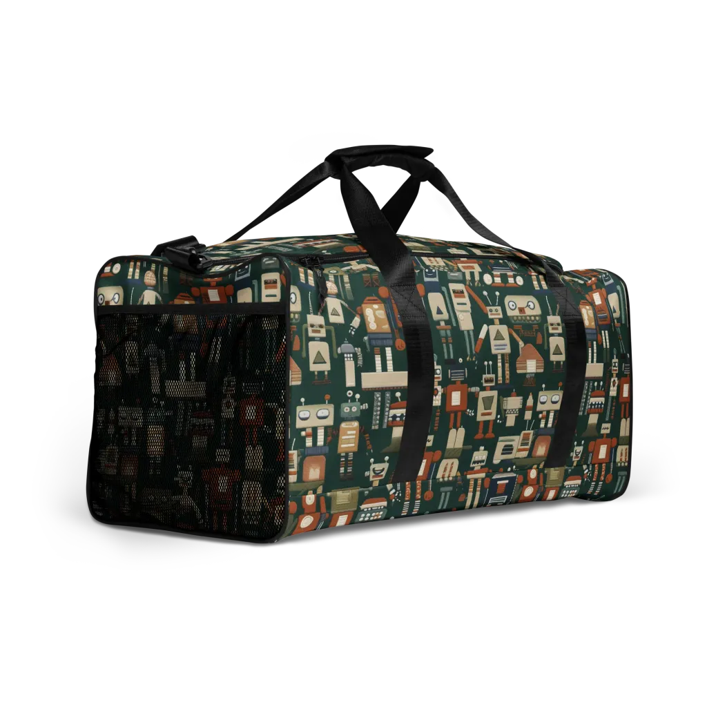 Tin Can Parade on Duffle Bag — Right Front