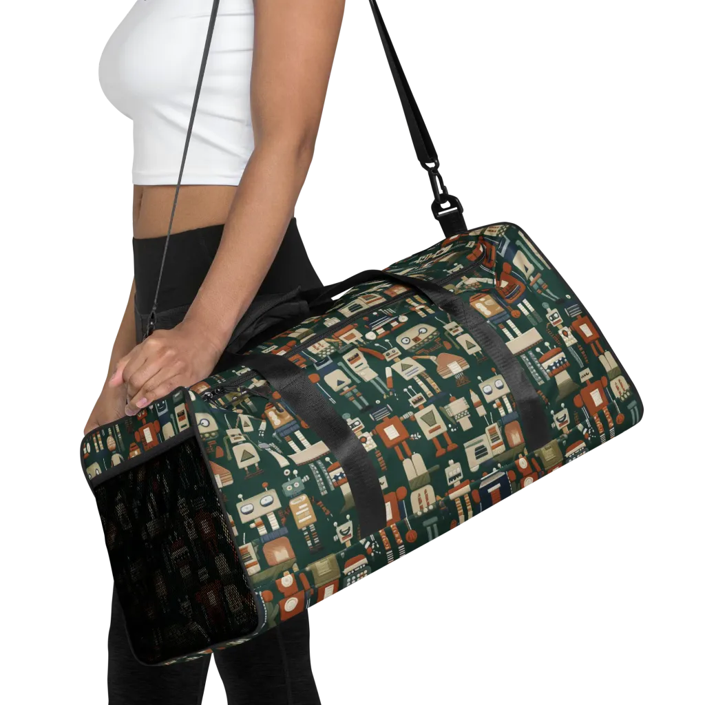 Tin Can Parade on Duffle Bag — Front