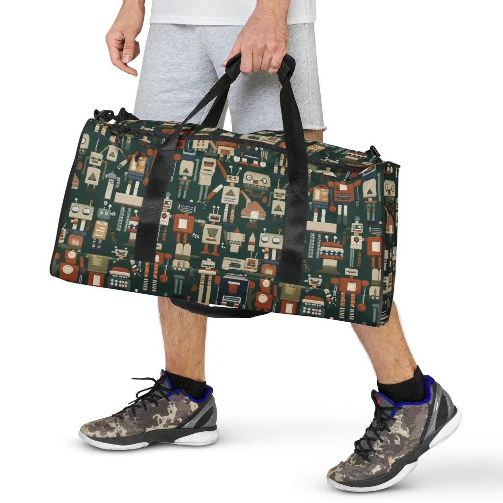 Tin Can Parade on Duffle Bag — Front