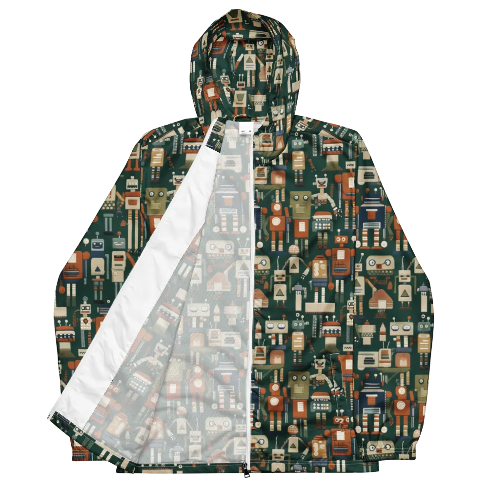 Tin Can Parade on Men's Windbreaker — Front