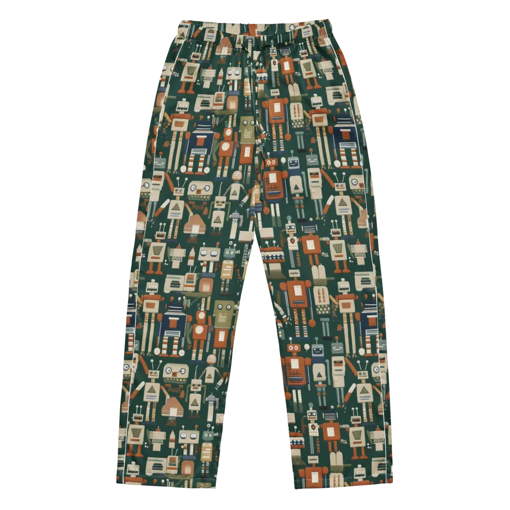 Tin Can Parade on Women's Pajama Pants — Front
