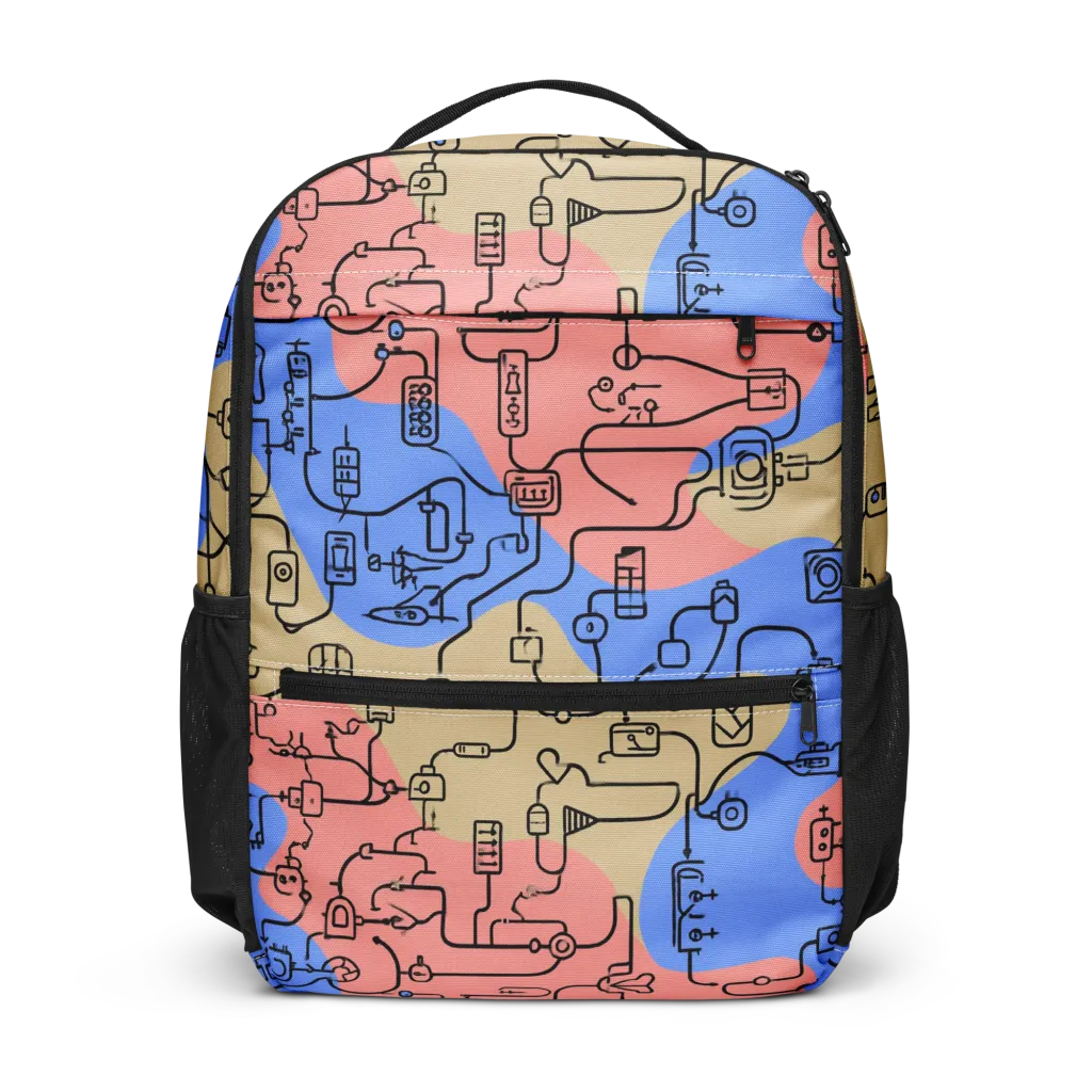 Analog Bloom on Utility Backpack — Front