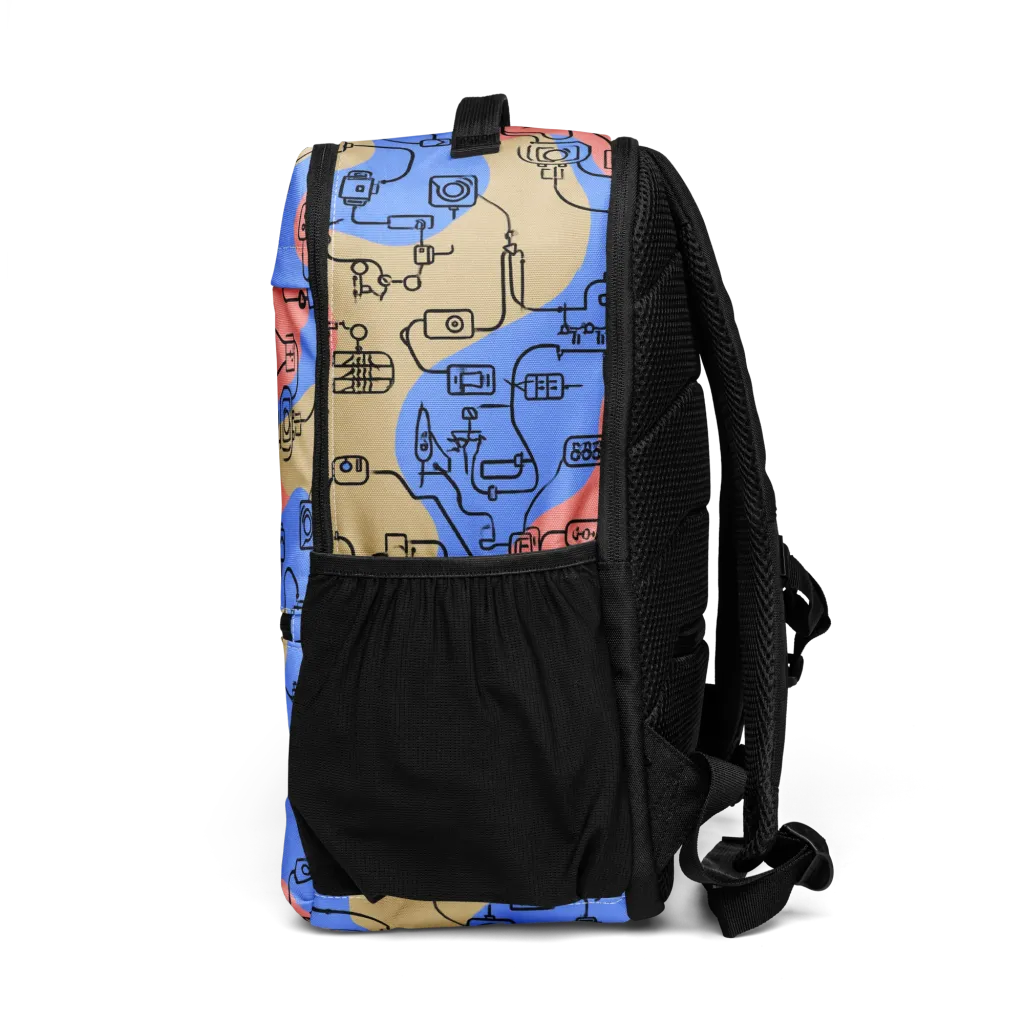 Analog Bloom on Utility Backpack — Left