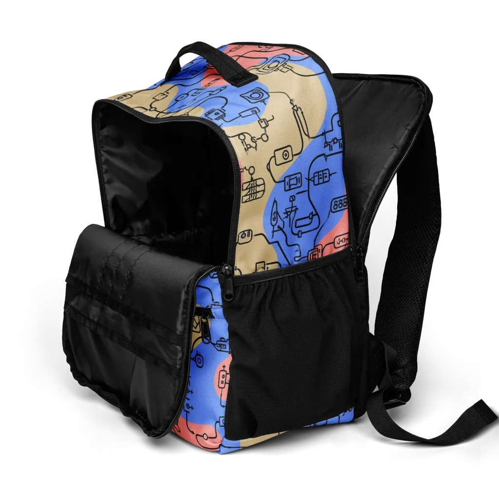 Analog Bloom on Utility Backpack — Product details 2