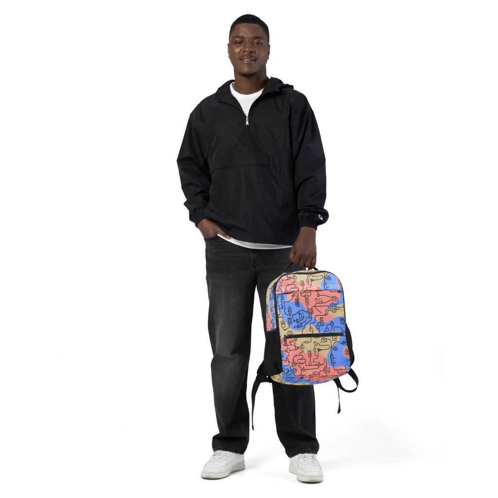 Analog Bloom on Utility Backpack — Front