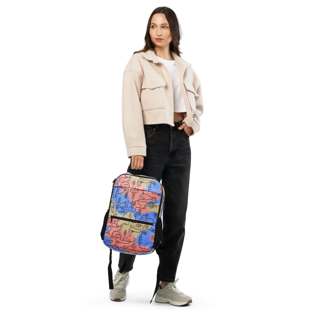 Analog Bloom on Utility Backpack — Front