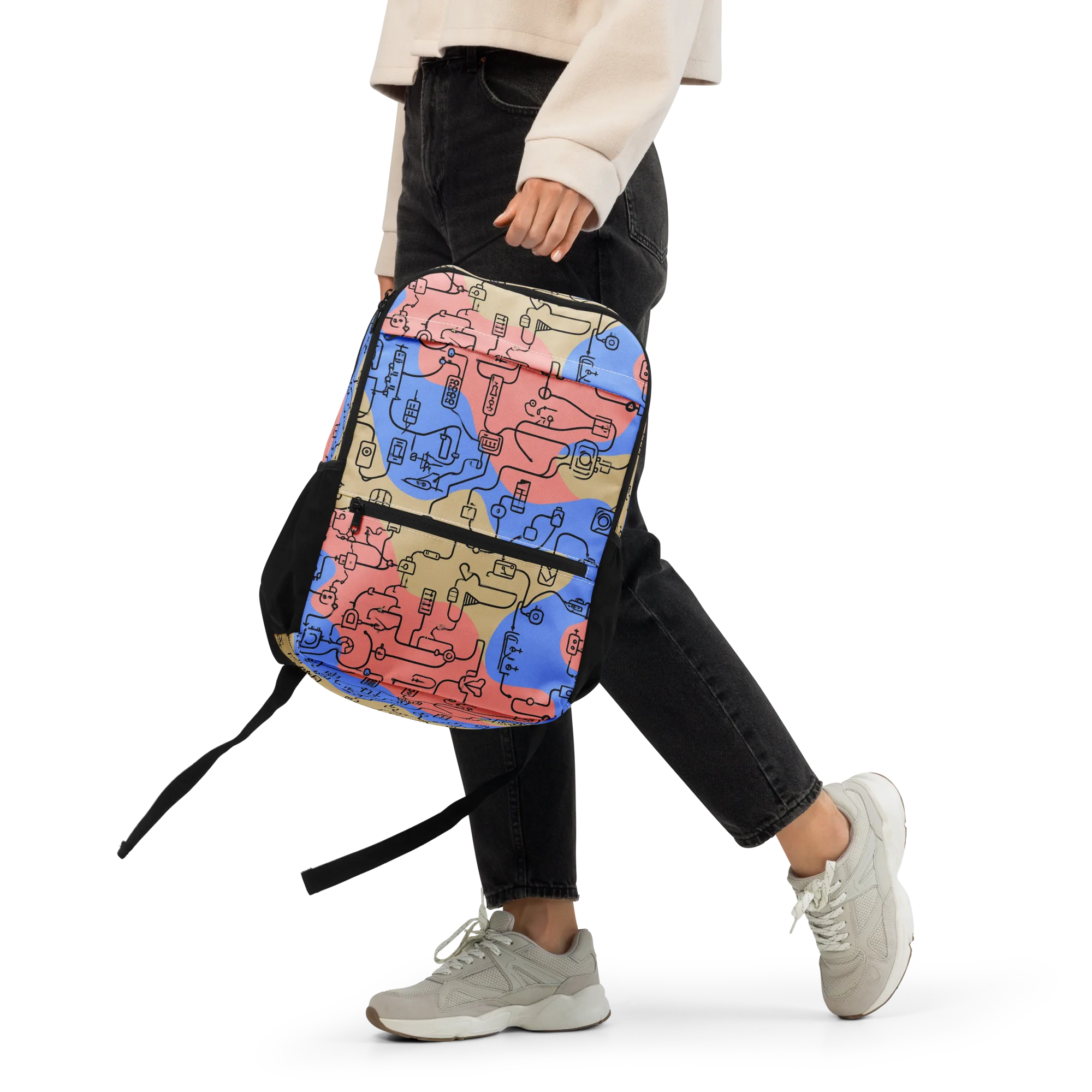 Analog Bloom on Utility Backpack — Front