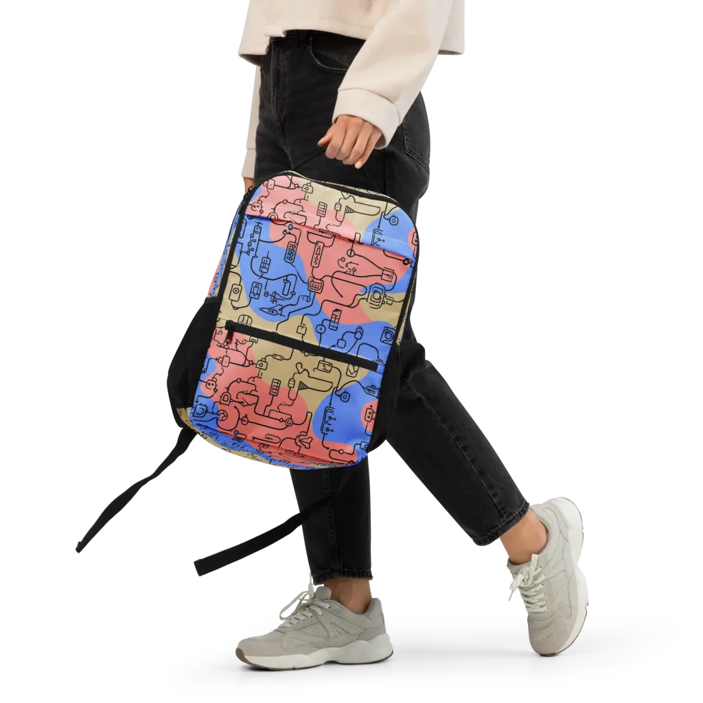 Analog Bloom on Utility Backpack — Front