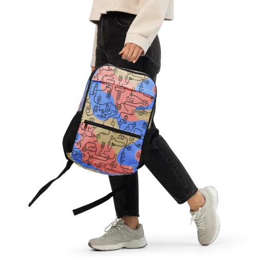Analog Bloom on a Utility Backpack