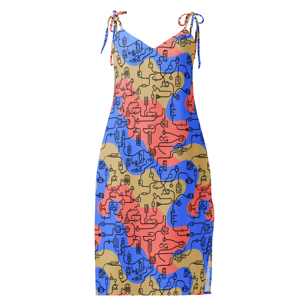 Analog Bloom on Slip Dress — Front